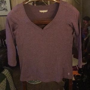 Royal Robbins 3/4 sleeve VNeck knit top. EUC